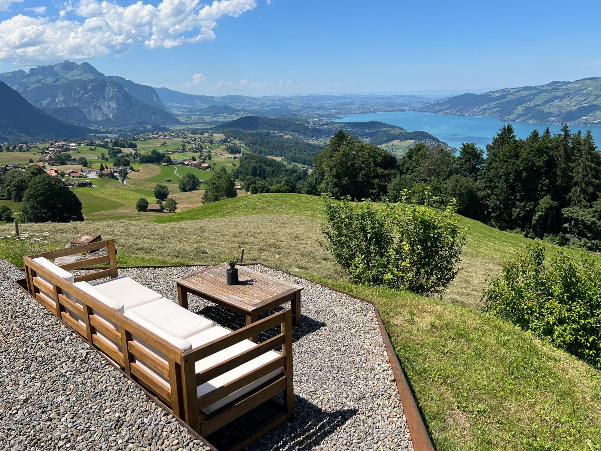 Auszeit-Hotel Z Aeschiried Aeschi Bei Spiez Exteriér fotografie