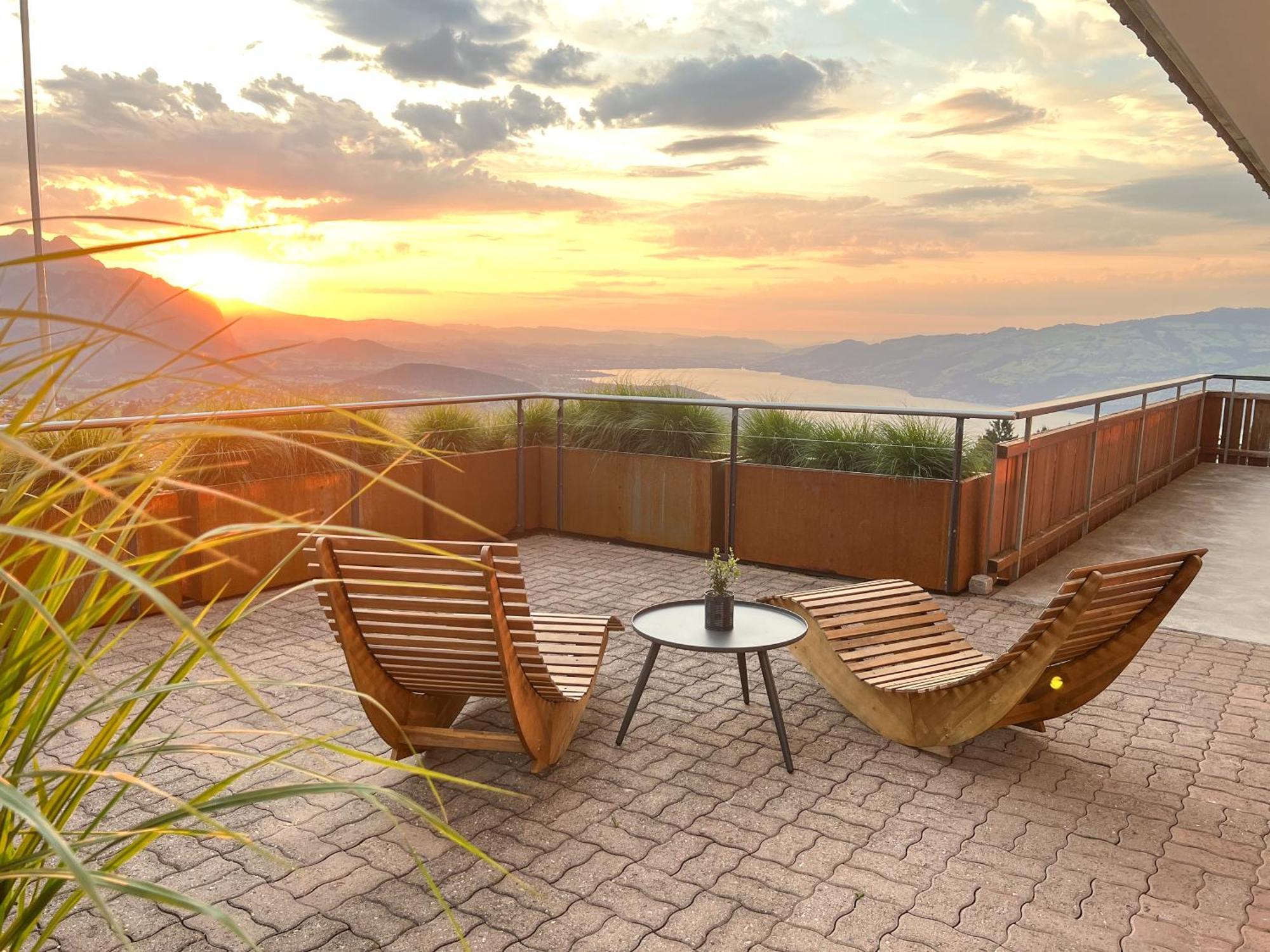 Auszeit-Hotel Z Aeschiried Aeschi Bei Spiez Exteriér fotografie